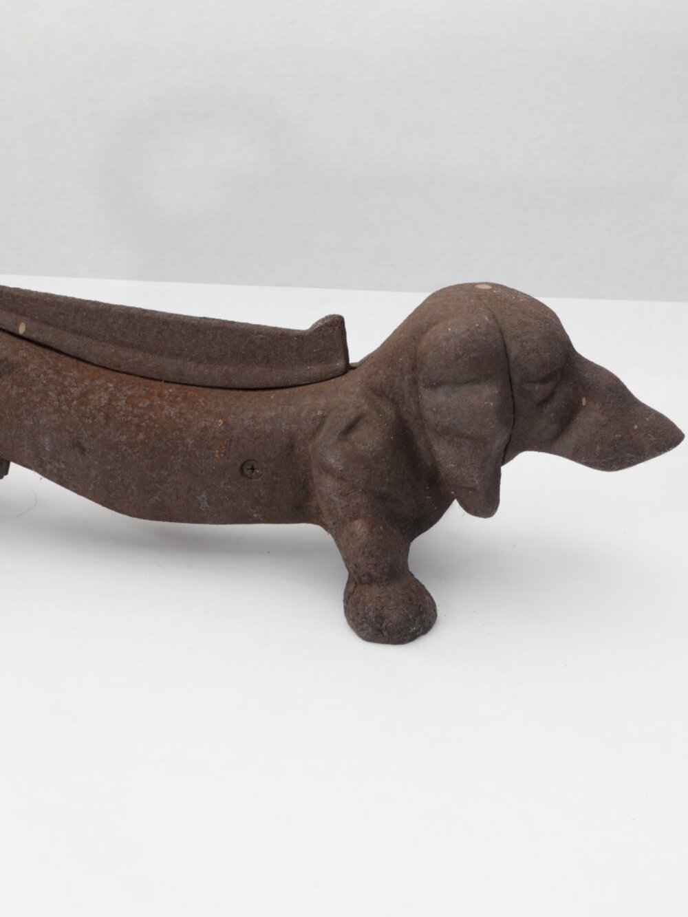 Vintage Cast iron Dachshund Weiner Dog Boot Scraper Shoe Door Stop
